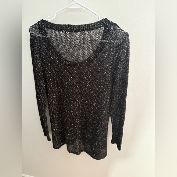 Eileen Fisher Black and White Knit Top - Picture 1 of 7